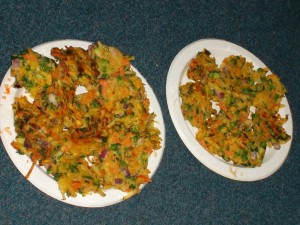 plate of fritters